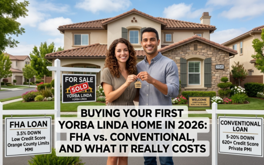 Buying Your First Yorba Linda Home in 2026: FHA vs. Conventional, and What It Really Costs