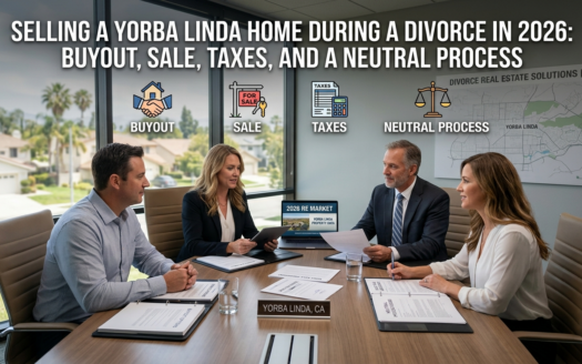 Selling a Yorba Linda Home During a Divorce in 2026: Buyout, Sale, Taxes, and a Neutral Process