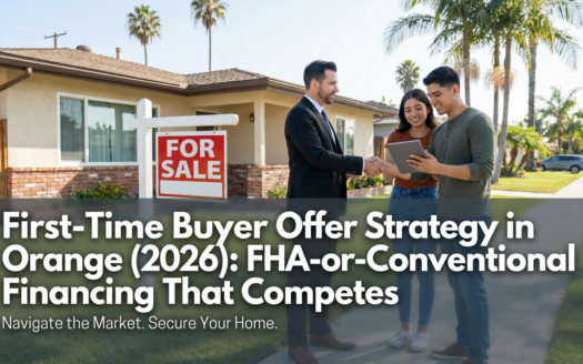 First-Time Buyer Offer Strategy in Orange (2026): FHA-or-Conventional Financing That Competes