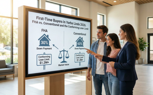 First-Time Buyers in Yorba Linda 2026: FHA vs. Conventional and the Conforming Loan Limit