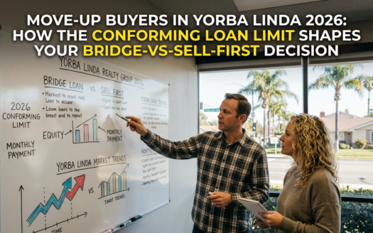 Move-Up Buyers in Yorba Linda 2026: How the Conforming Loan Limit Shapes Your Bridge-vs-Sell-First Decision