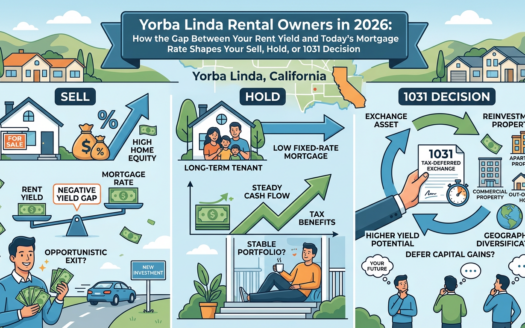 Yorba Linda Rental Owners in 2026: How the Gap Between Your Rent Yield and Today's Mortgage Rate Shapes Your Sell, Hold, or 1