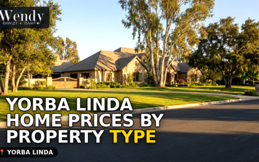 Yorba Linda Home Prices by Property Type: Condo, Townhouse and Single-Family Medians
